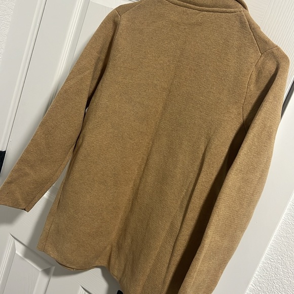 Cotton camel blazer, cardigan, size M - Picture 5 of 5